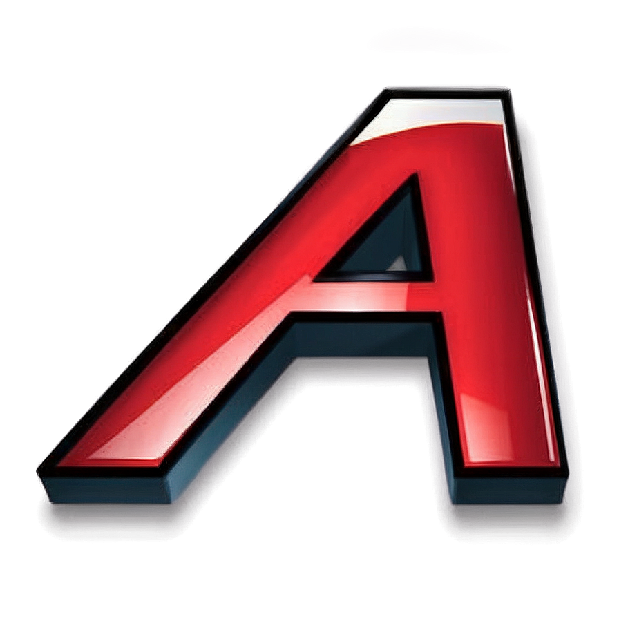 Red Letter A Icon Png Pph99