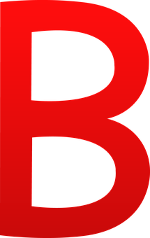 Red Letter B Graphic