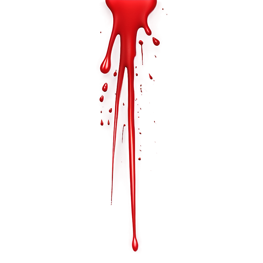 Red Lifeline: Blood Splatter Texture Png 04302024