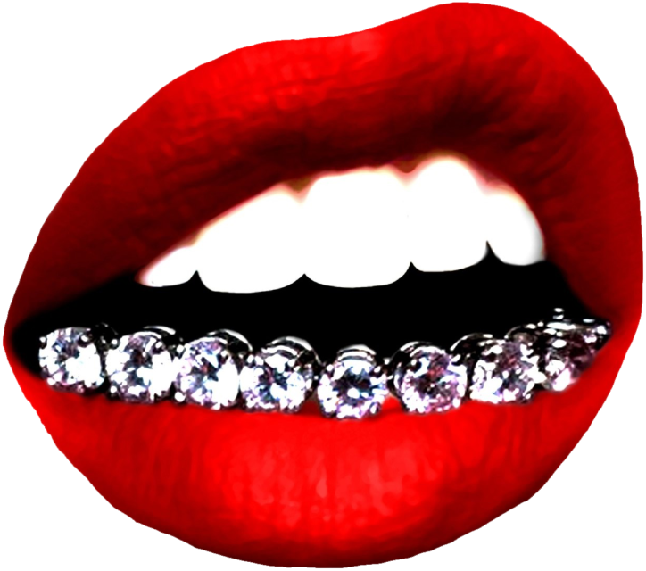 Red Lip Crop Top, HD Png Download PNG image with a transparent background, free high-resolution download