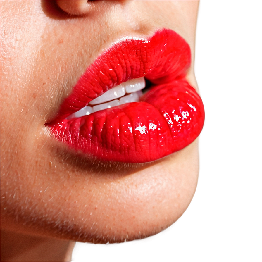 Red Lips Drawing Simple Png Odt71