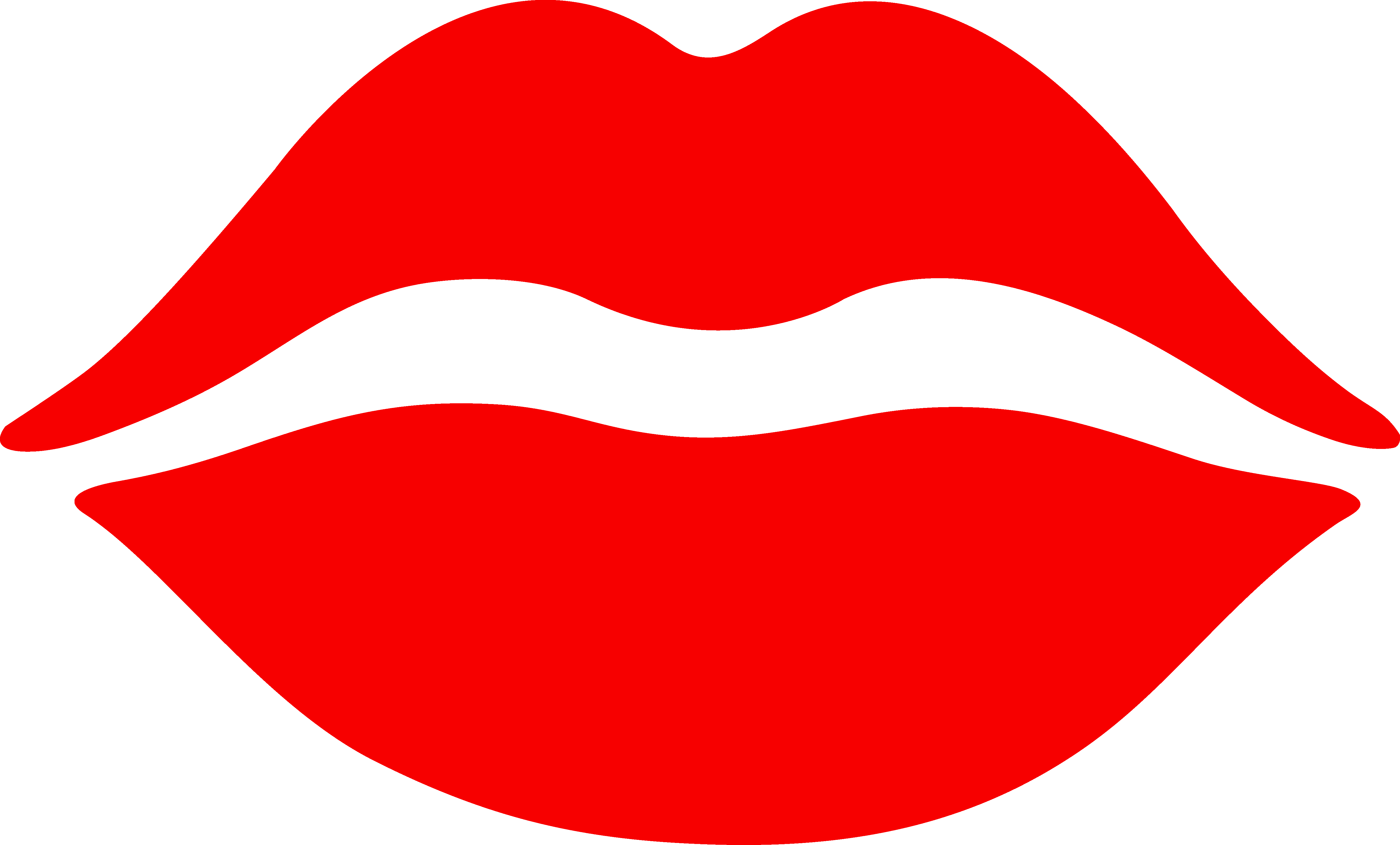 Red Lips Icon PNG with transparent background