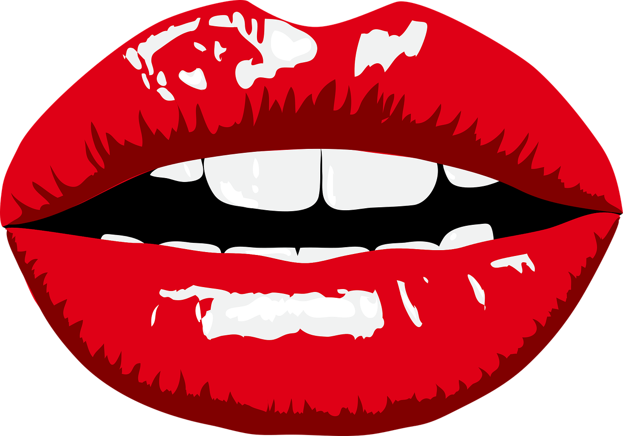 Lips, Lipstick, Mouth, Red, Teeth, White - Pink Lips Clipart Png, Transparent Png PNG image with a transparent background, free high-resolution download