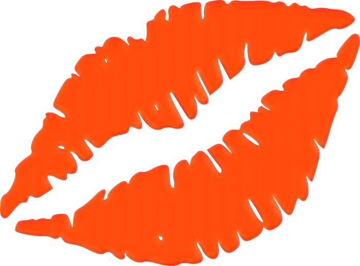 Red Kiss Lips Clipart, HD Png Download PNG image with a transparent background, free high-resolution download
