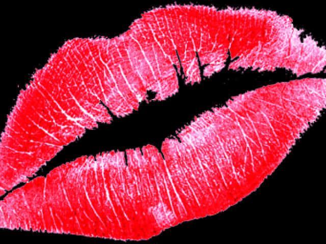 Red Lipstick Kiss Mark