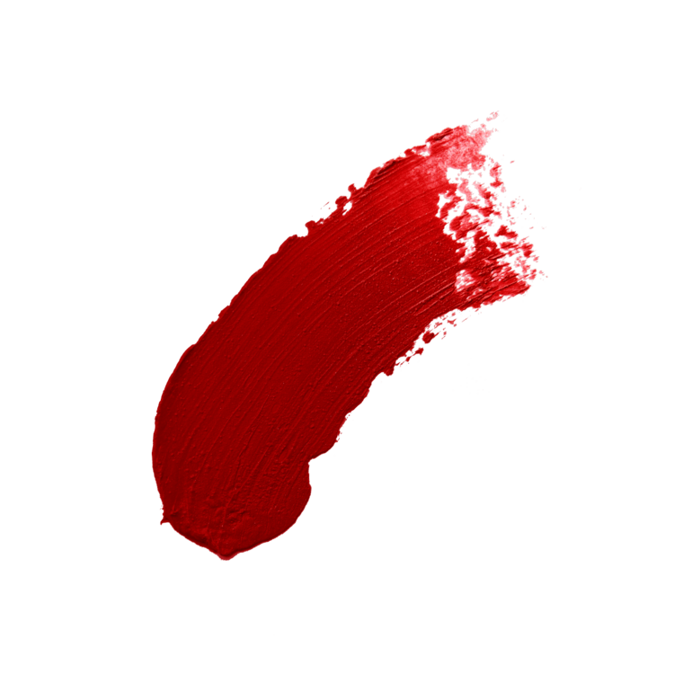 Red Lipstick Swatchon White Background