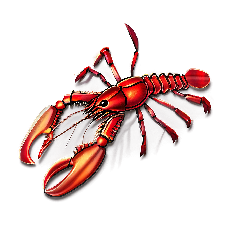 Red Lobster Illustration Png 06242024