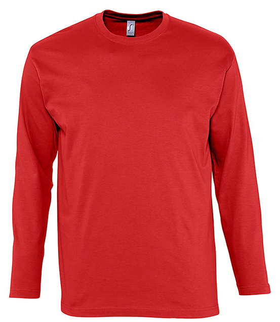 Red Long Sleeve Shirt PNG with transparent background