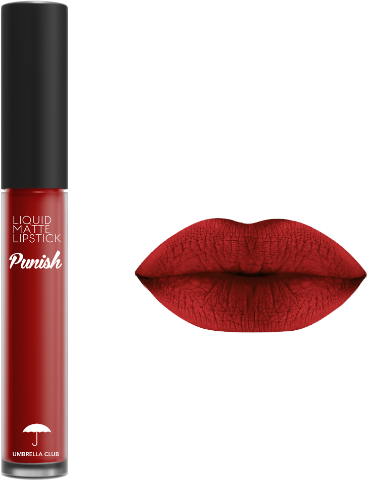 03 Feb Umbrella Club Liqu - Inmo Frozen Lipstick In Runway Red, HD Png Download PNG image with a transparent background, free high-resolution download