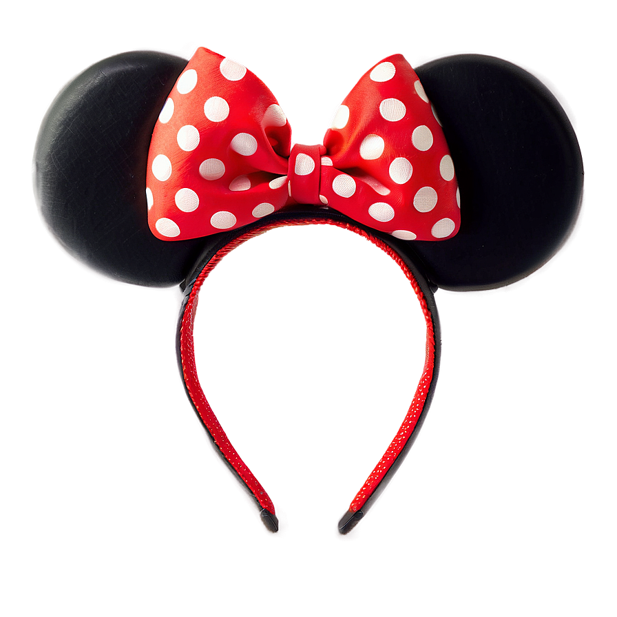 Red Minnie Mouse Ears Png Bvk84