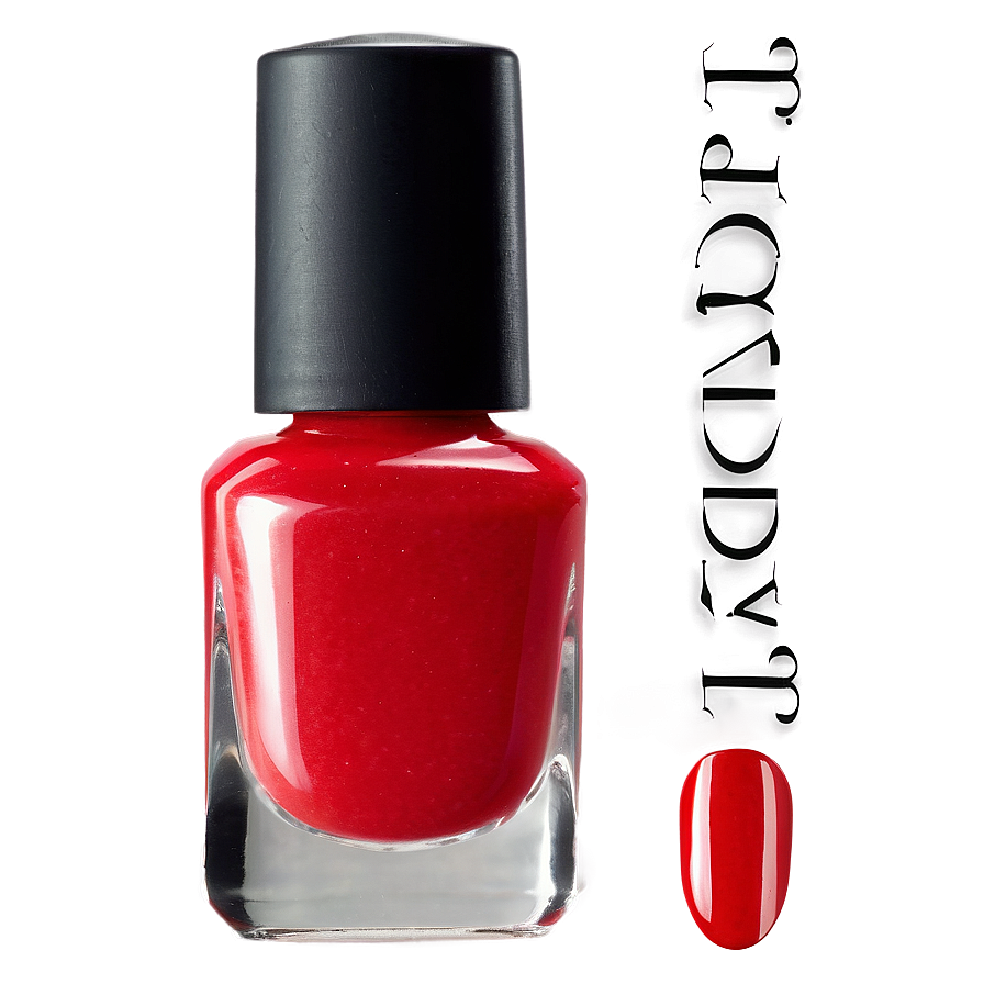 Red Nail Polish PNG 05252024 PNG image with a transparent background, free high-resolution download
