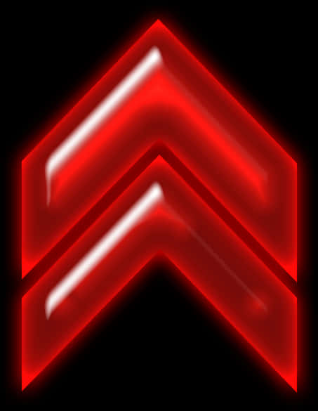 Red Neon Arrows Illumination