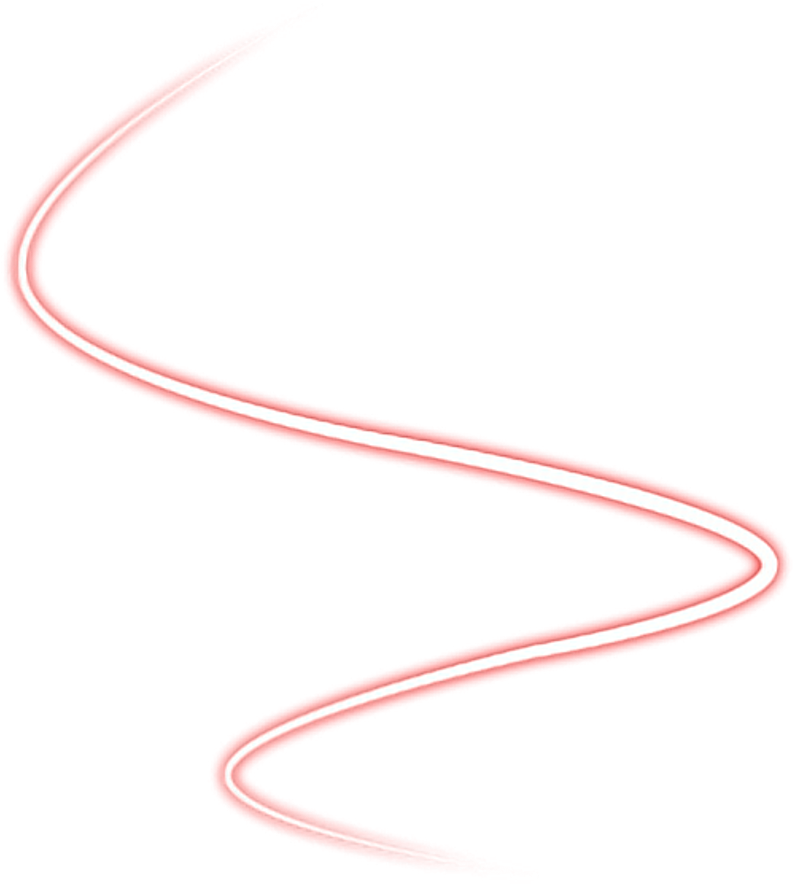 Red Neon Curve Graphic