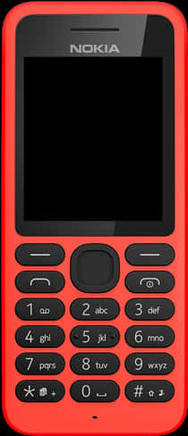 Red Nokia Feature Phone