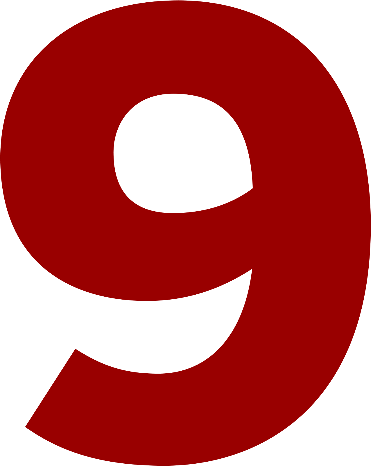 Red Number9 Graphic