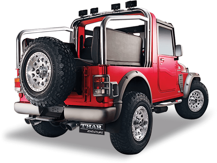 Red Off Road S U V Bolero Thar Adventure