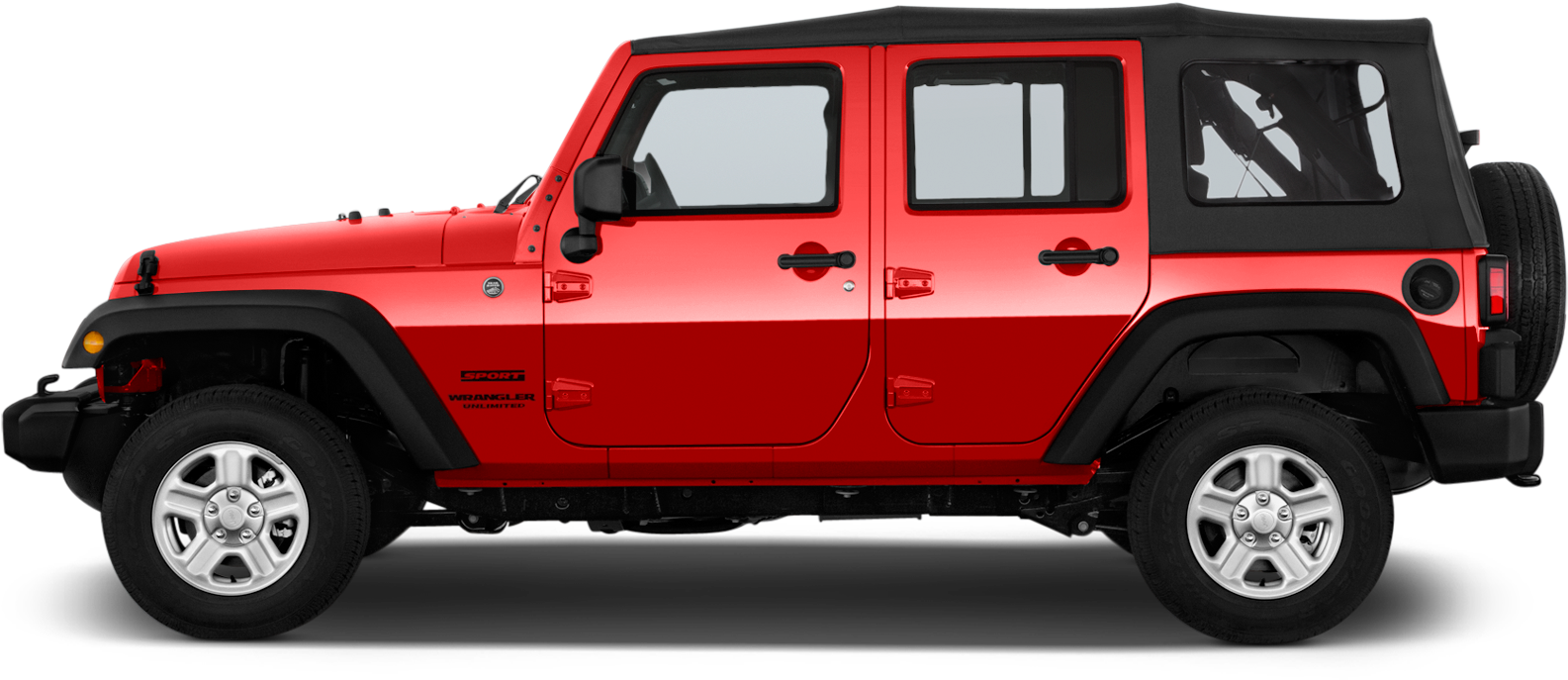 Red Off Road S U V Side View