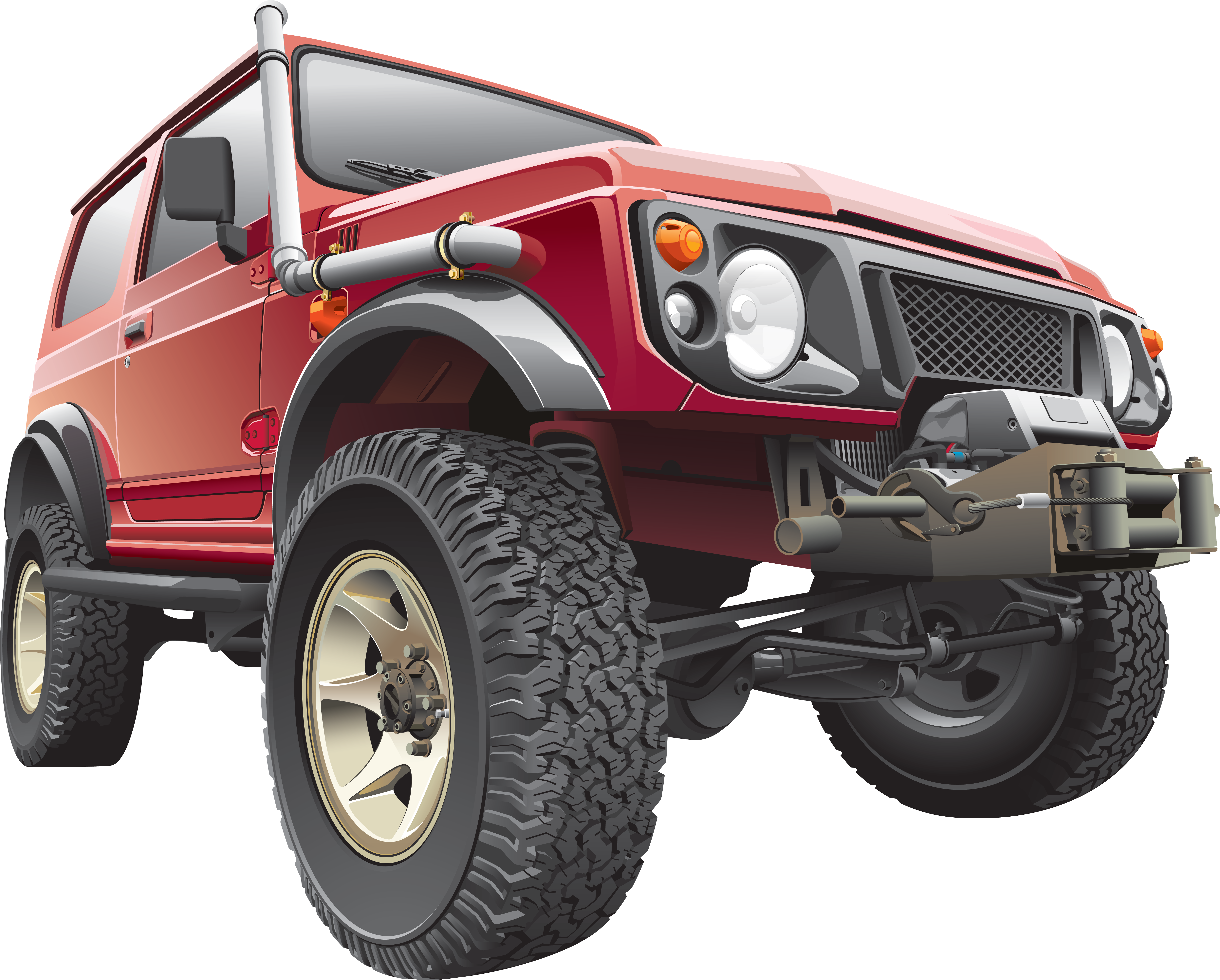 Red Offroad Jeep Illustration.png