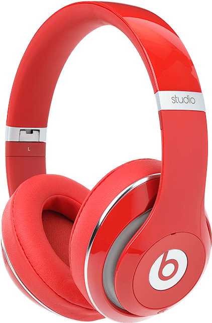 Red Over Ear Headphones