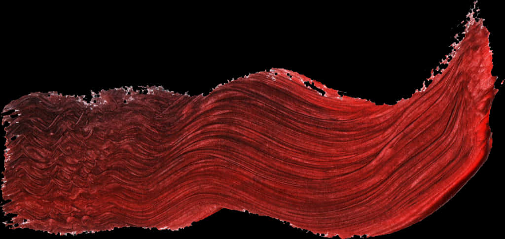 Red Paint Brush Stroke Texture PNG image with a transparent background, free high-resolution download