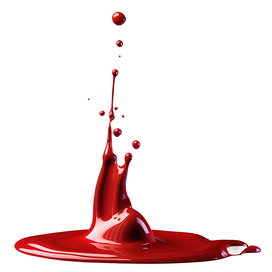 Red Paint Splash Png 06202024