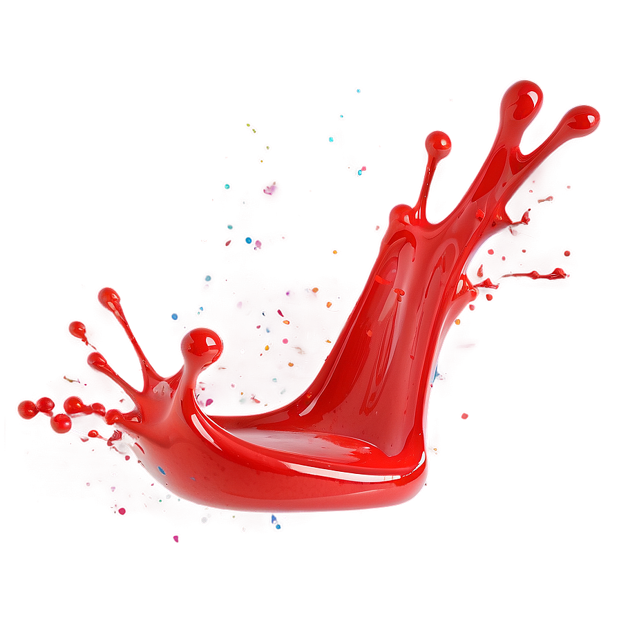 Red Paint Splash Png 06202024