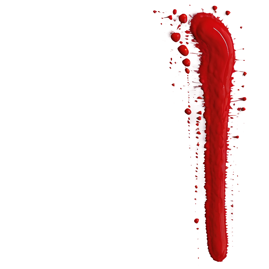 Red Paint Stroke Png 22