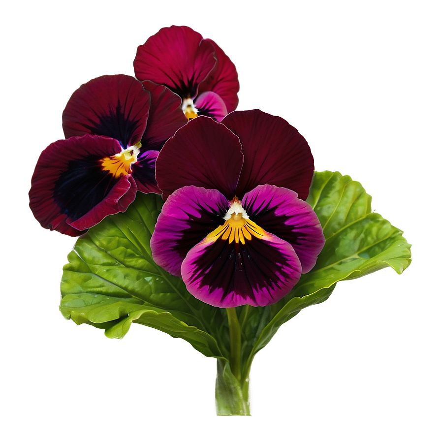 Red Pansy Png Gmk