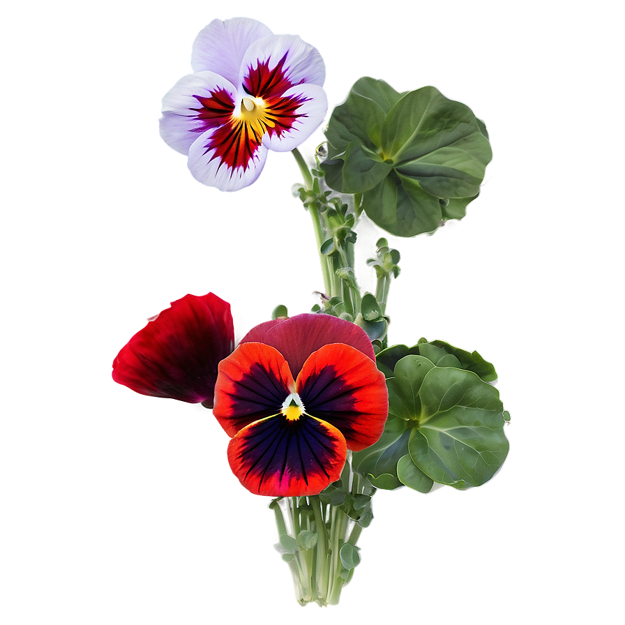 Red Pansy Png Kub38