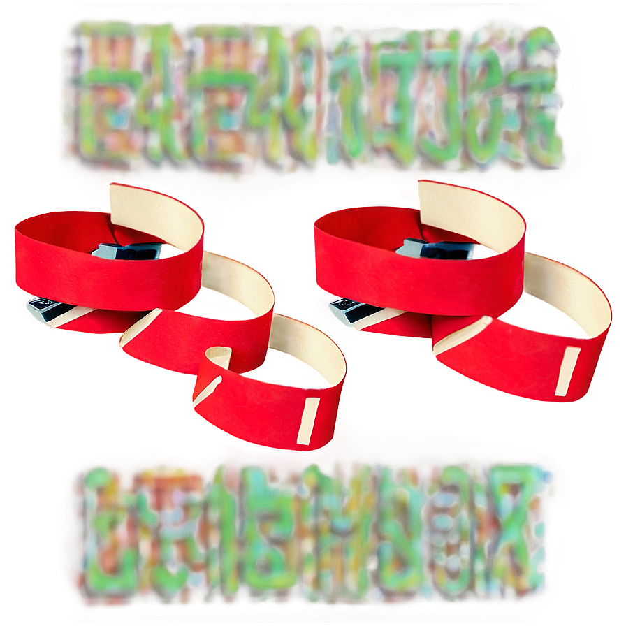 Red Paper Tape Png 48