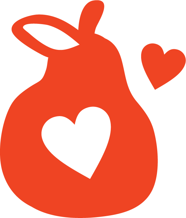 Red Pear Love Graphic