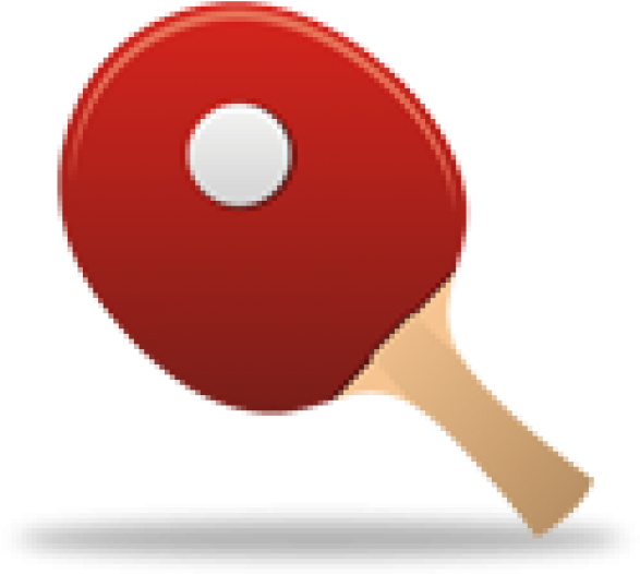 Red Ping Pong Paddle