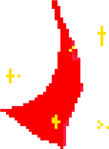 Red Pixel Unicorn