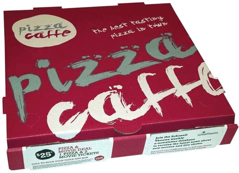 Red Pizza Caffe Box