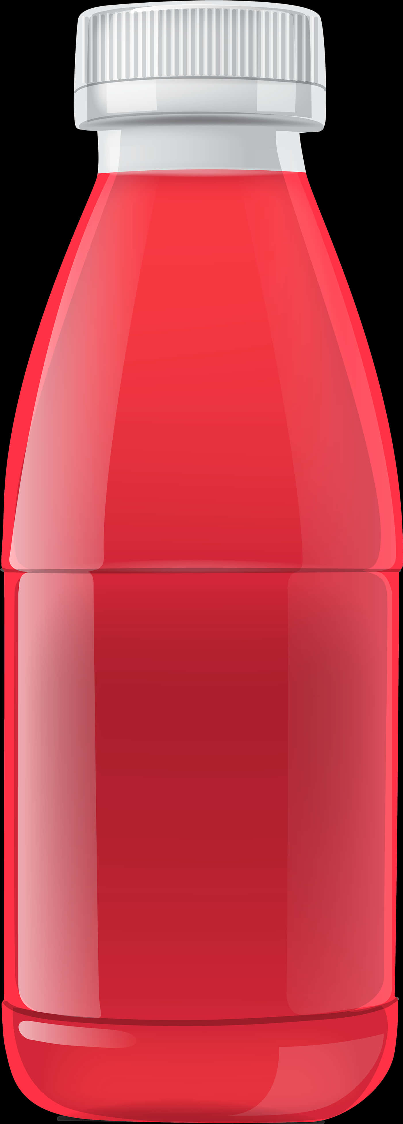 Red Plastic Bottle Vector PNG with transparent background