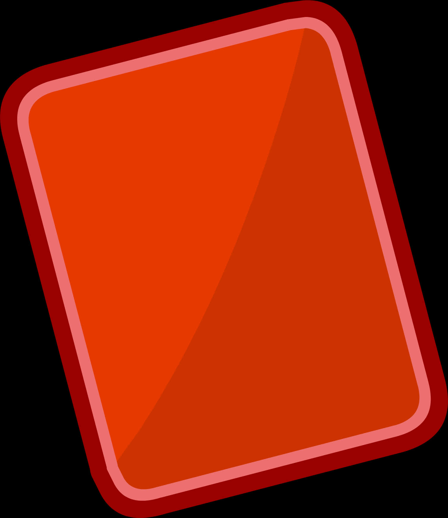 Red Playing Card Back PNG with transparent background