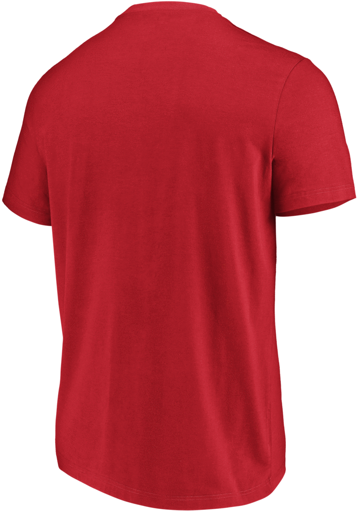 Red Polo Shirt Rear View