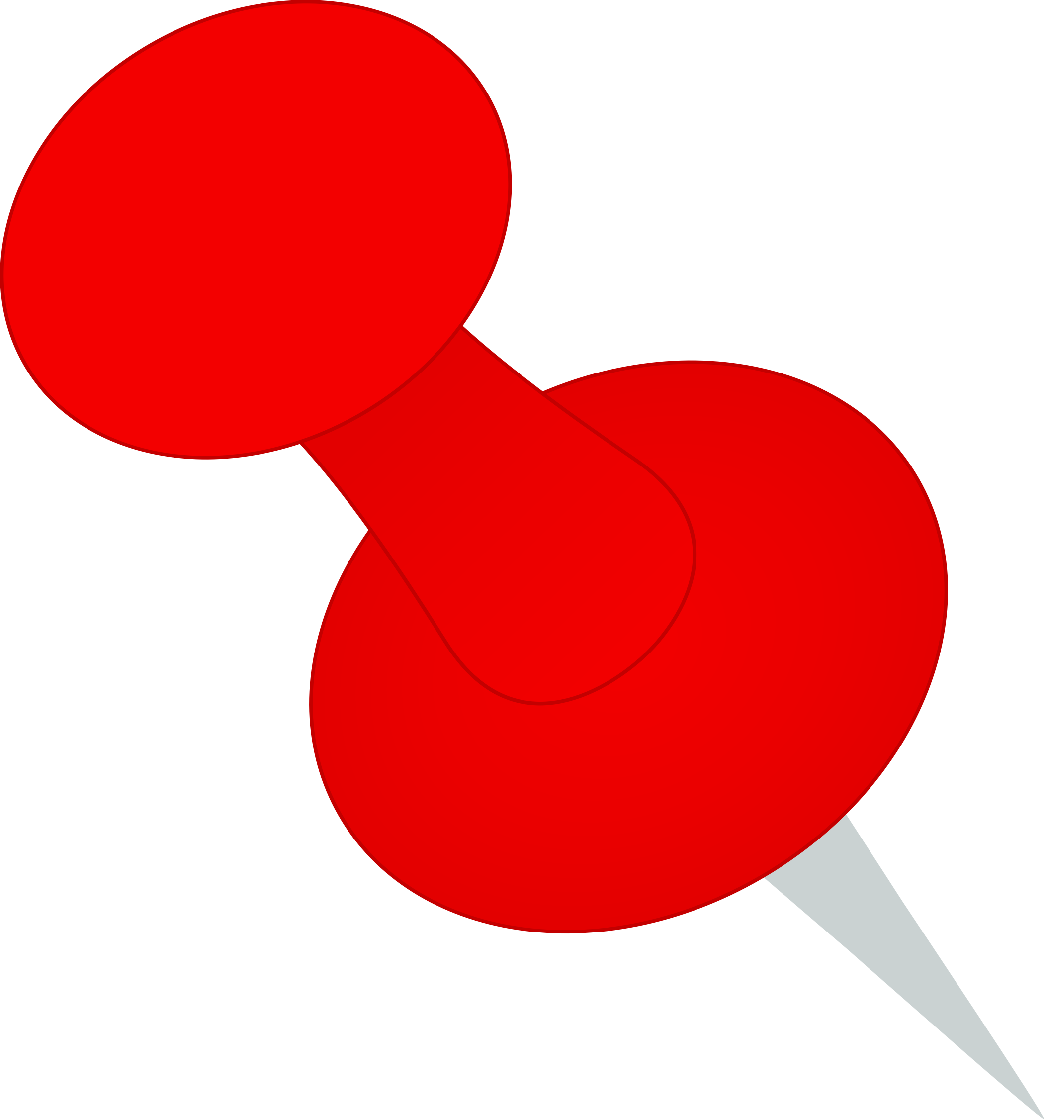 Red Push Pin Graphic