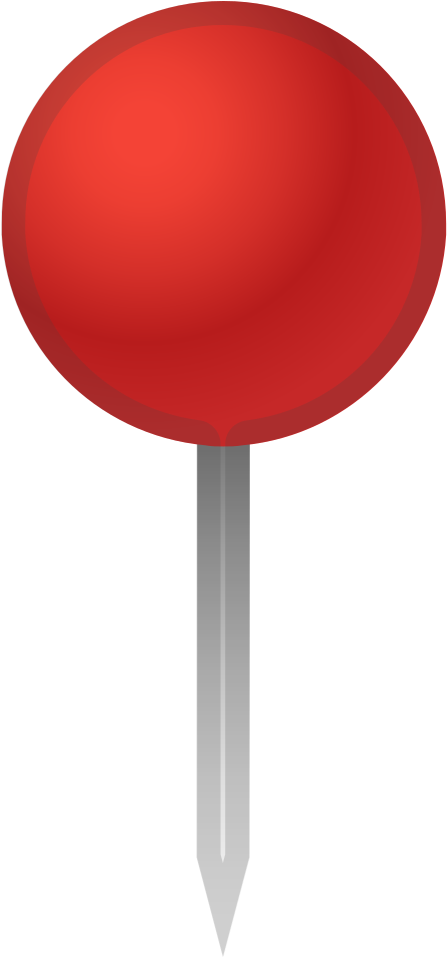 Red Pushpin Graphic