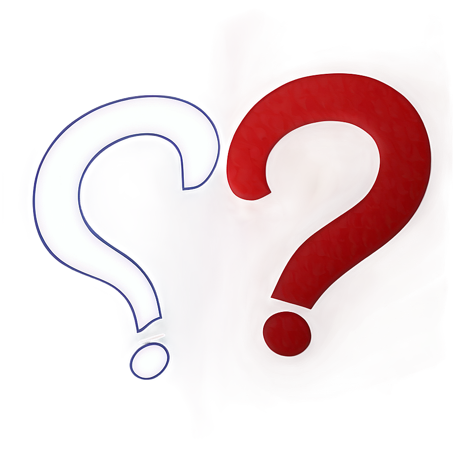 Red Question Mark Graphic PNG gnm24 PNG with transparent background