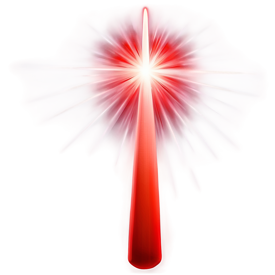 Red Radiant Light Flare Png Igd