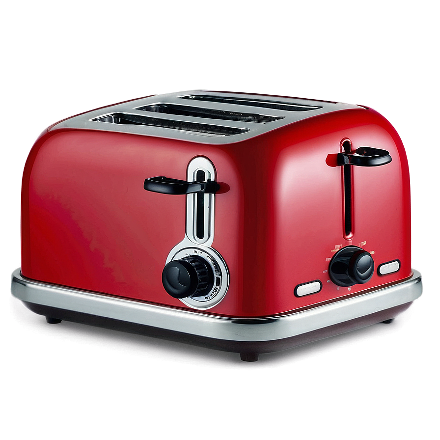 Red Retro Toaster Png 06122024