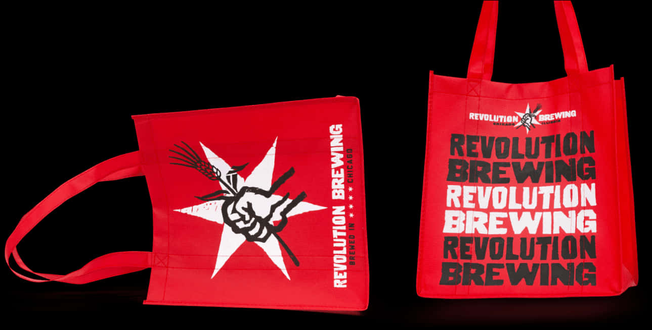 Red Revolution Brewing Tote Bags