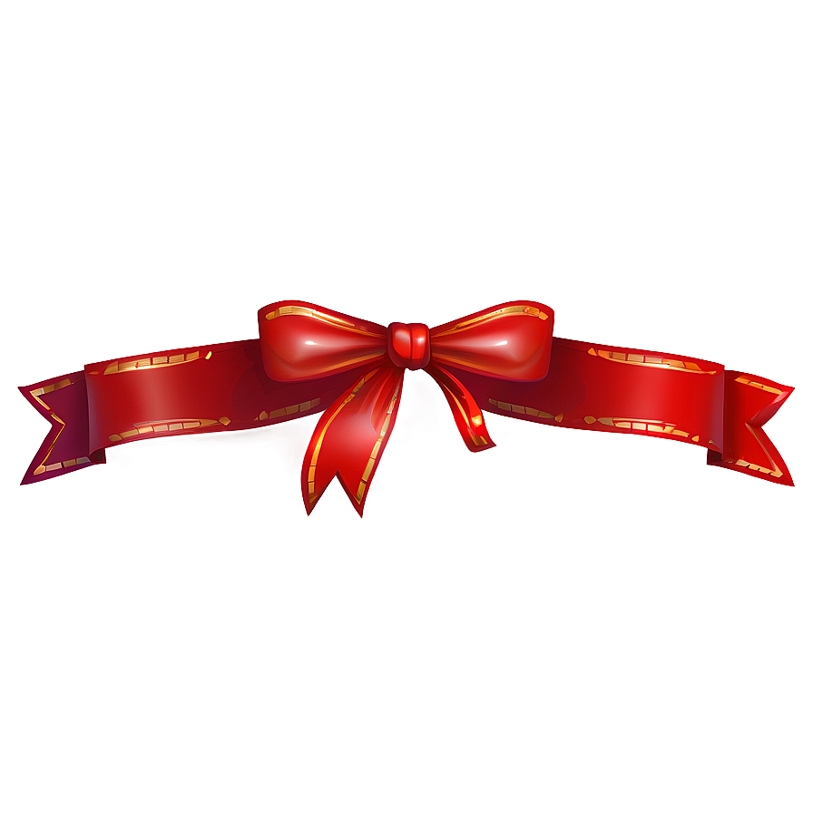 Red Ribbon Tie Png 05252024