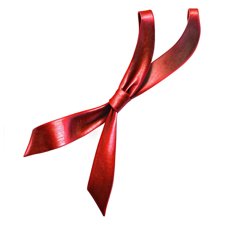 Red Ribbon Tie Png 05252024