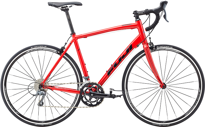 Red Road Bike Isolated