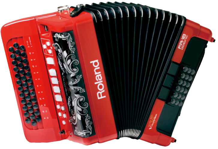 Red Roland Accordion