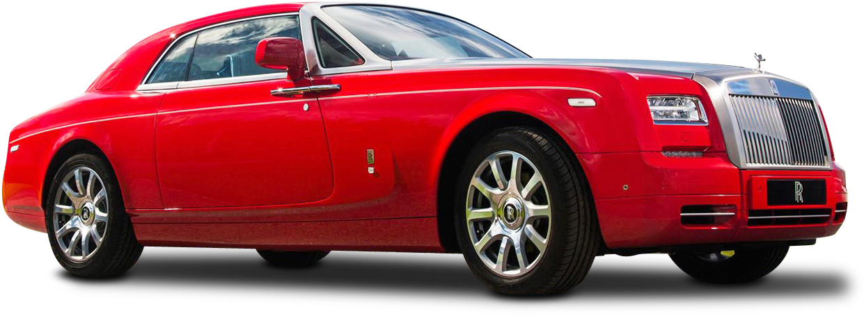 Red Rolls Royce Phantom Coupe