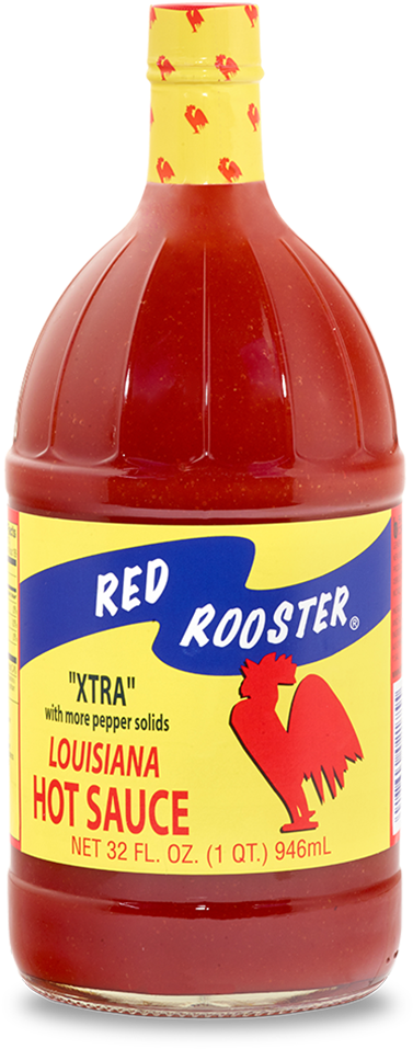 Red Rooster Louisiana Hot Sauce Bottle