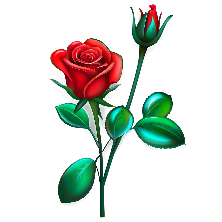 Red Rose Icon Png 05242024